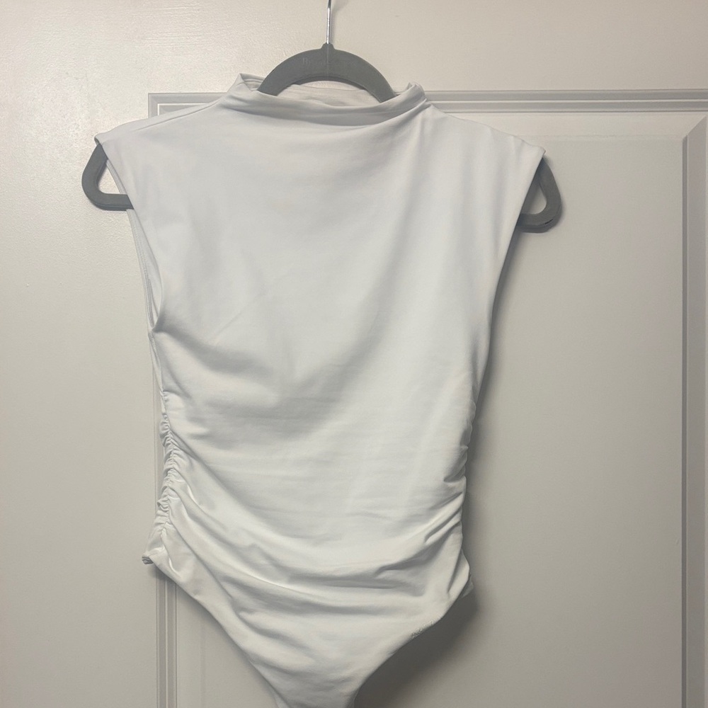 Aritzia white contour bodysuit